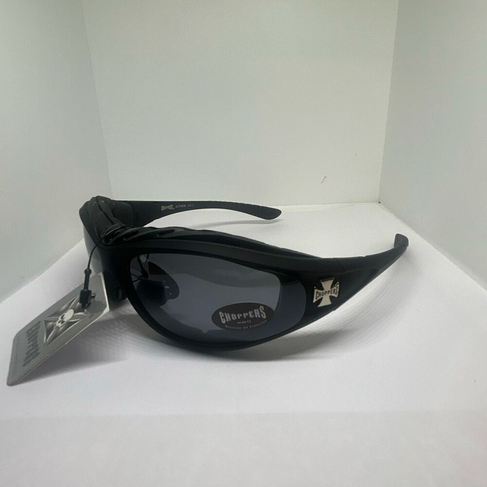 Choppers Wrap Around Sunglasses Foam Lined UV400 Protection